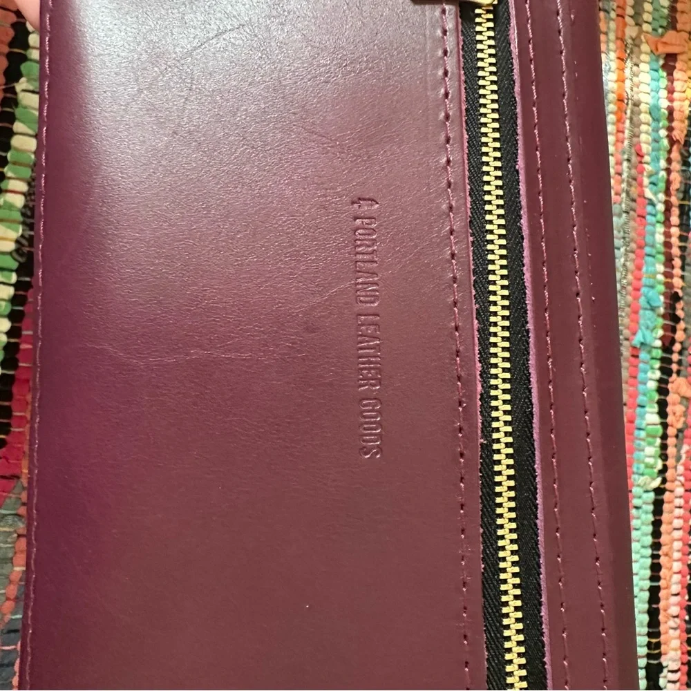 Portland Leather Goods Envelope Crossbody Crunchwrap Convertible Purse Lollipop - Picture 4 of 5
